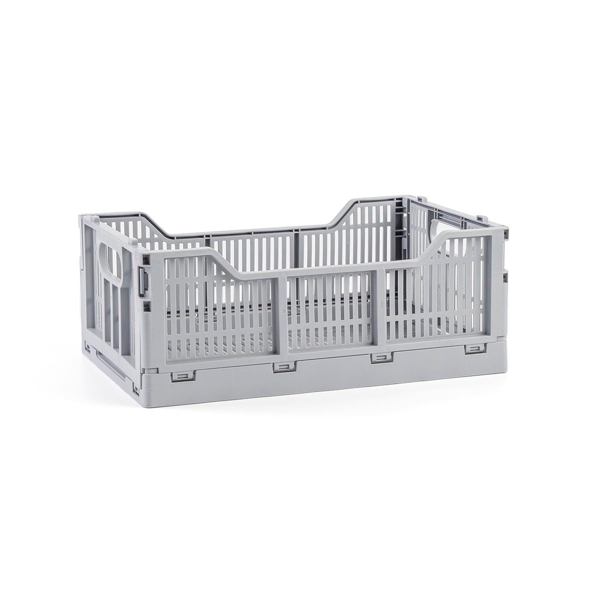 Mini πτυσσόμενο καλάθι γκρι lightgrass για το σπίτι 6lt 30x20x11.5cm 3211