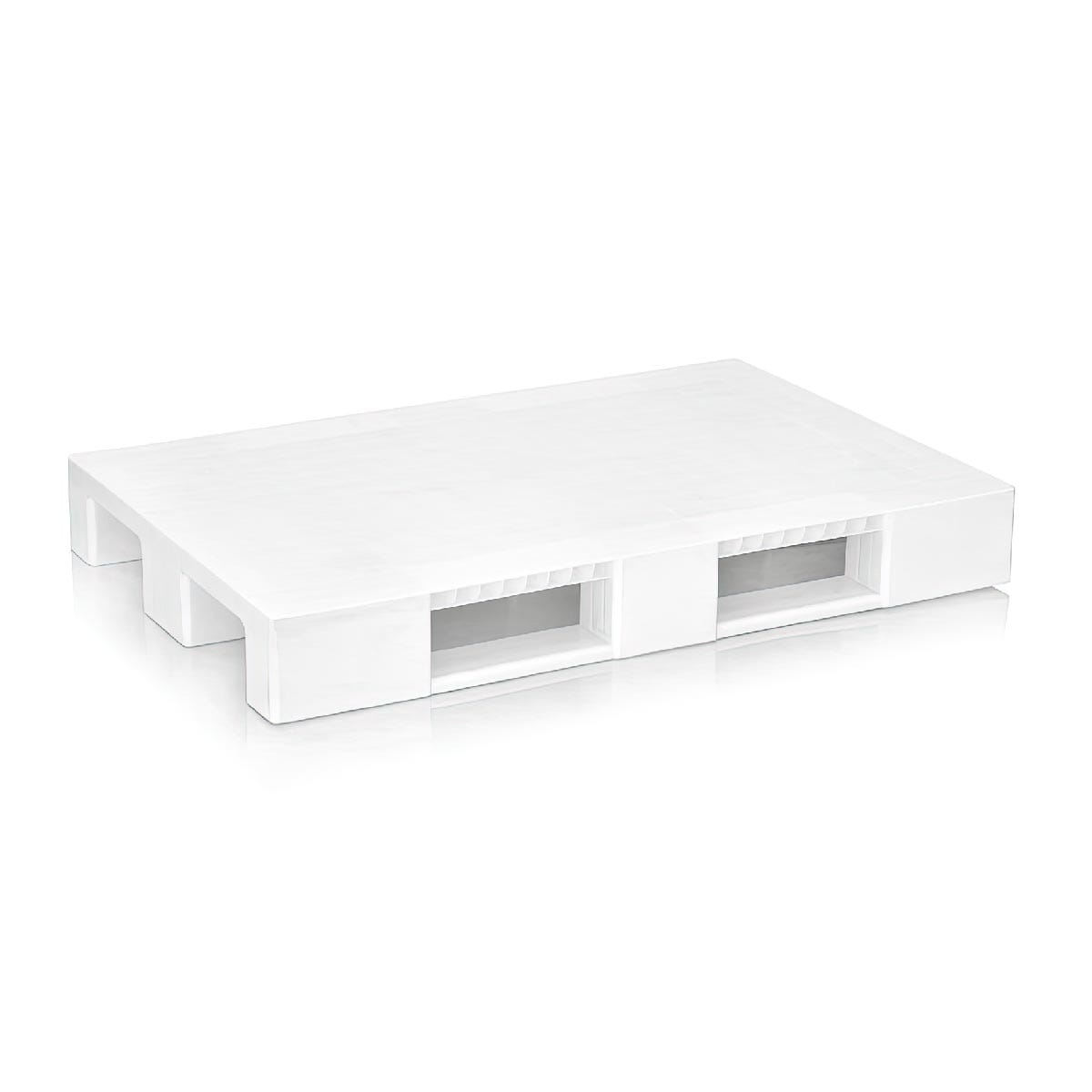 Γκρι πλαστική παλέτα με τραβέρσες 1200x800x145 mm 3463