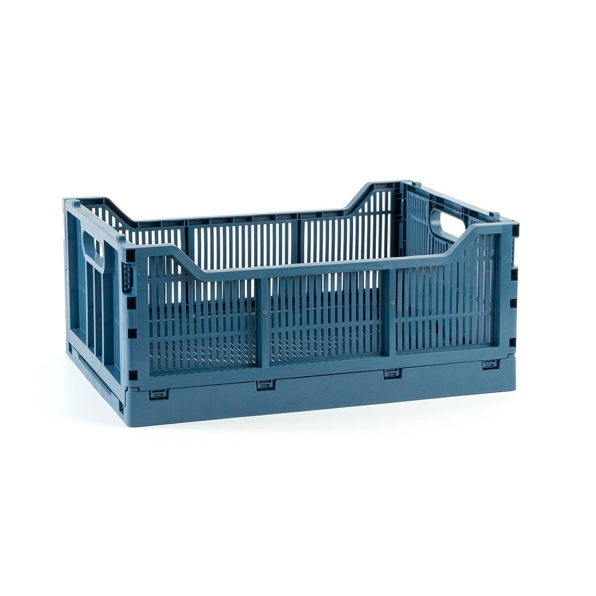 Maxi πτυσσόμενο καλάθι μπλε για το σπίτι 17lt 40x30x17cm 4317