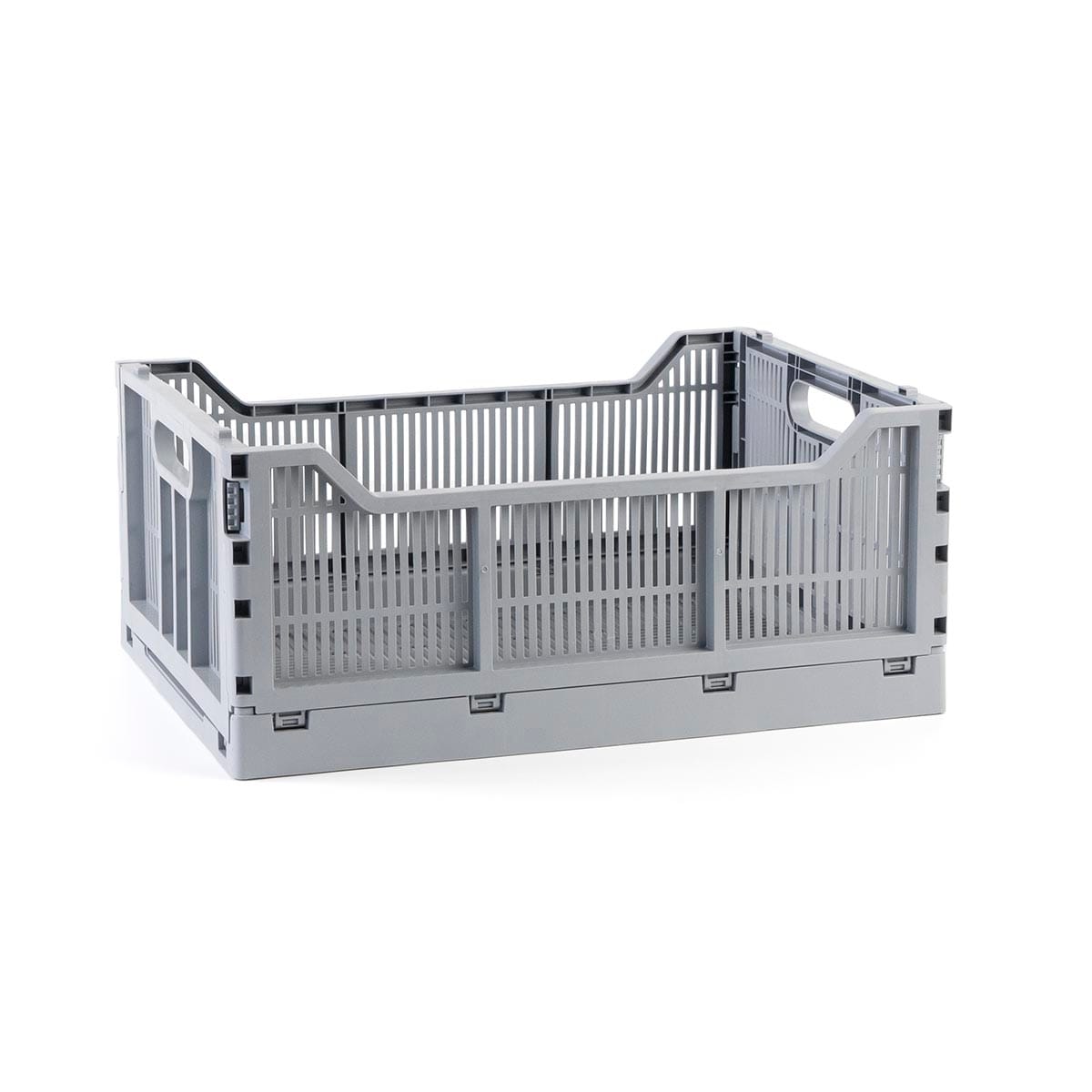 Maxi πτυσσόμενο καλάθι γκρι lightgrass για το σπίτι 17lt 40x30x17cm 4317