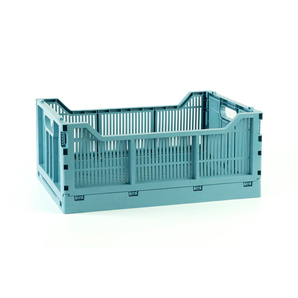 Maxi πτυσσόμενο καλάθι γαλάζιο για το σπίτι 17lt 40x30x17cm 4317