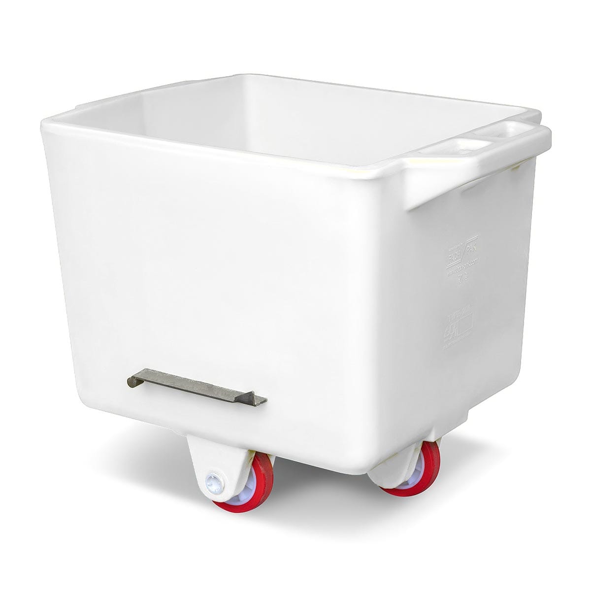 Βαγονέτο/κάδος για κρέας μονωμένο PE 200lt 820x720x700mm λευκό