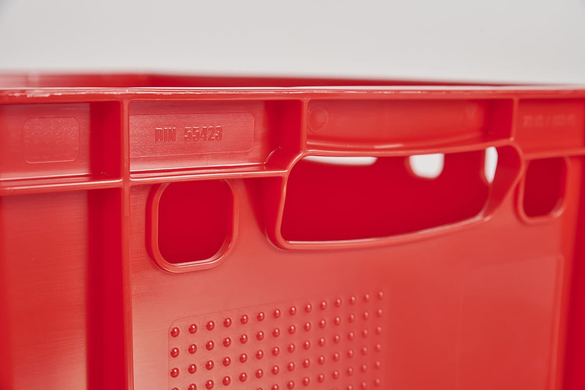 HDPE first long side red