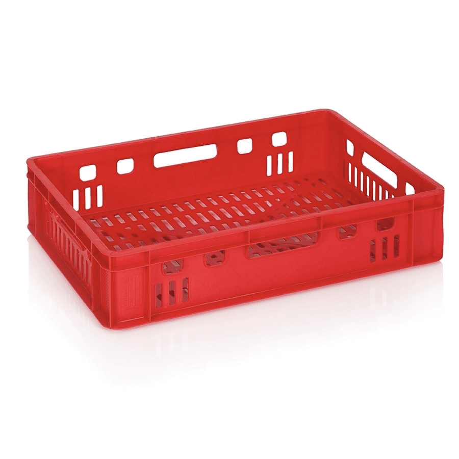 Τελάρο διάτρητο για κρέας 60x40x14cm - 0136 - κιβώτιο πλαστικό